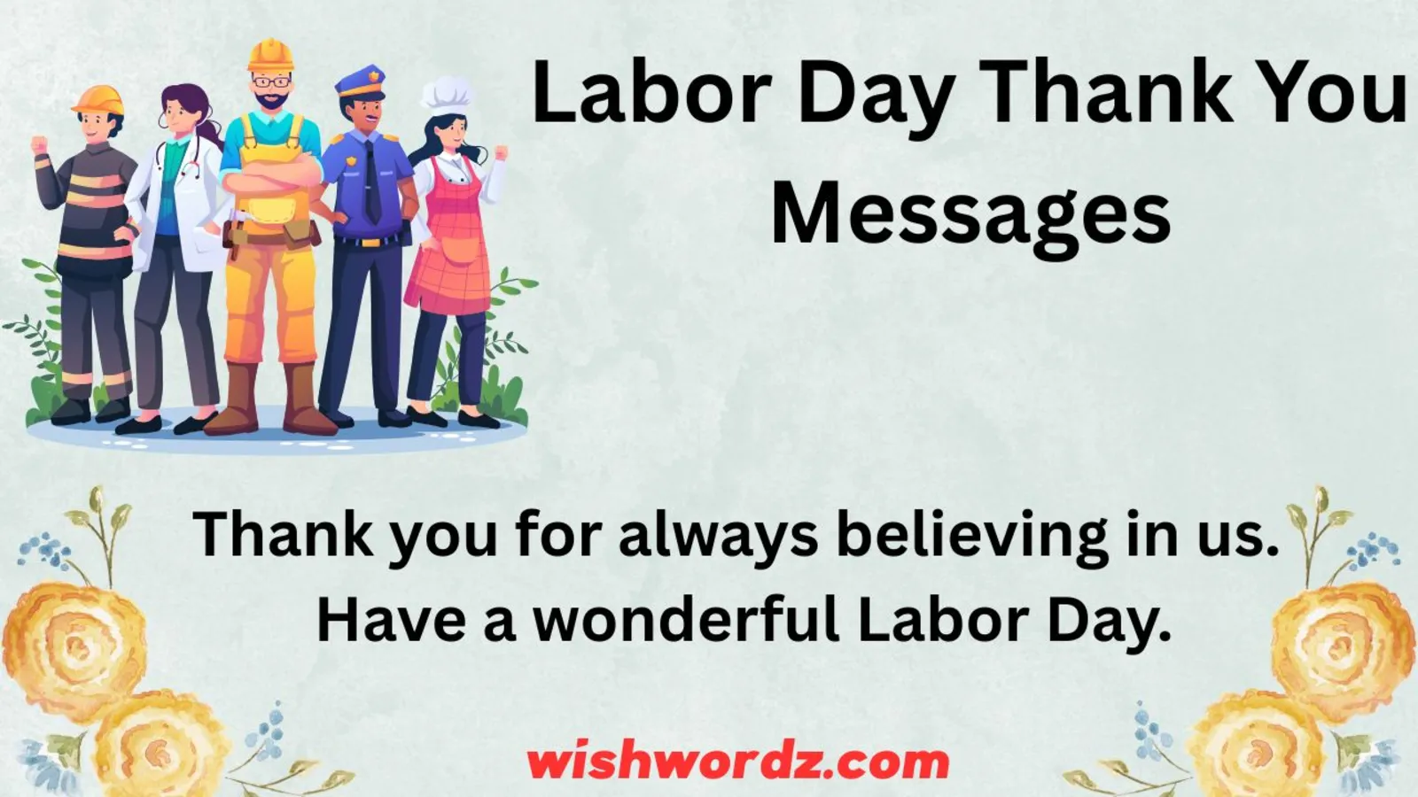 Labor Day Thank You Messages