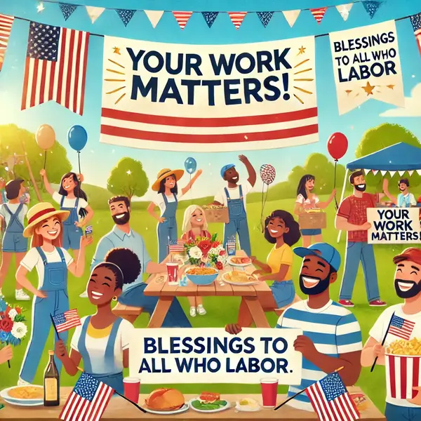 Encouraging quotes and blessings for Labor Day celebrations.