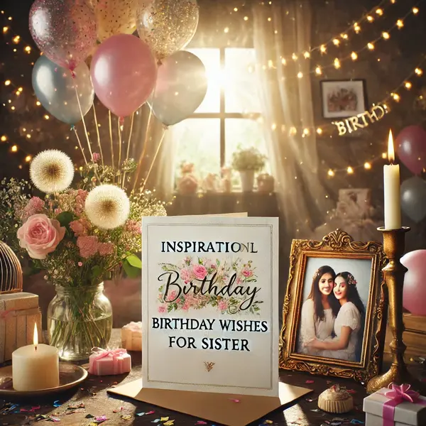 Inspirational Birthday Wishes for Sister