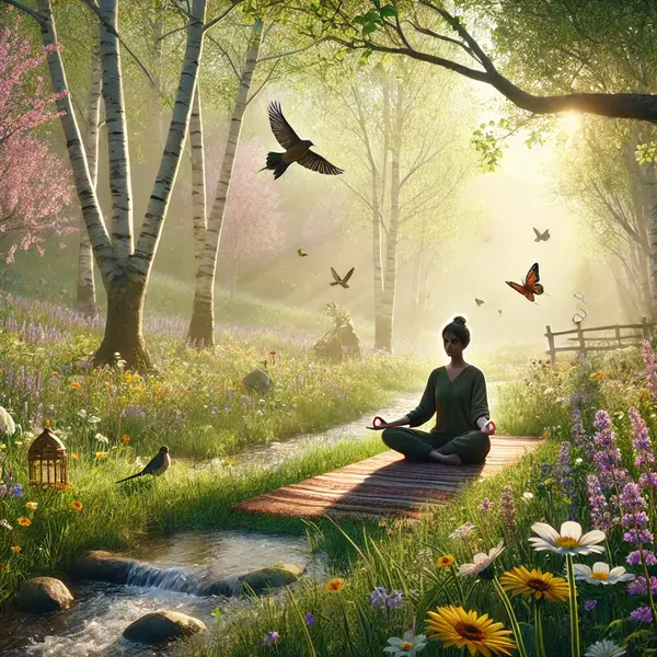 Peaceful Spring Meditation On May Day