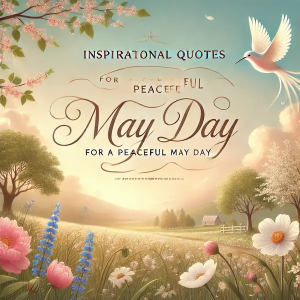 Inspirational Quotes For A Peaceful May Day