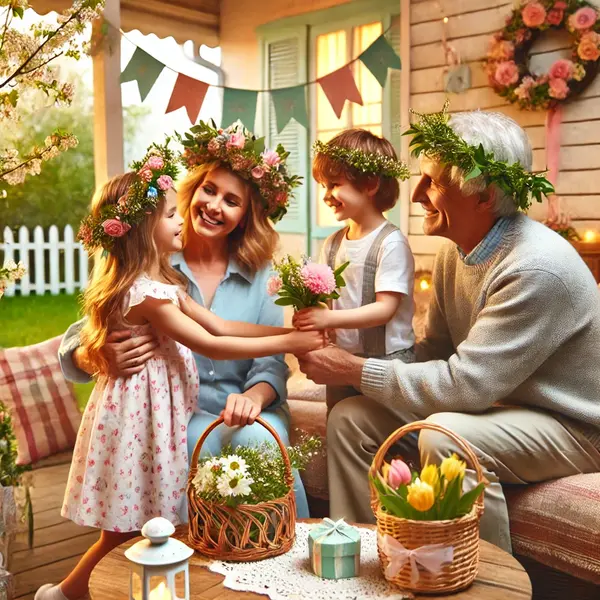 Simple May Day Surprises For Family Members