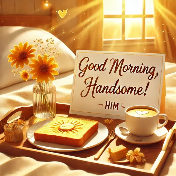 Cheerful Good Morning Wishes for Him