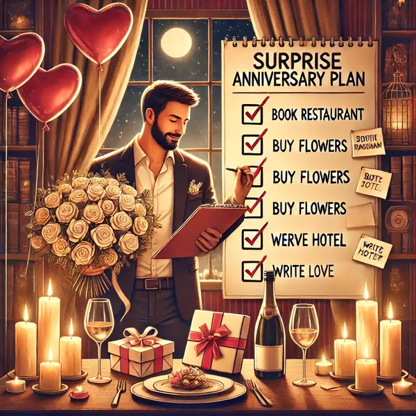 How to Plan a Surprise Anniversary Date Step by Step Guide