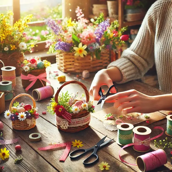 Crafting Handmade May Baskets