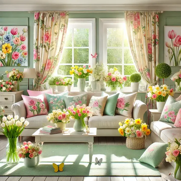 Decorating the House with Spring Colors
