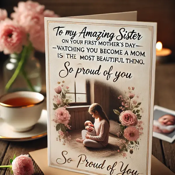 Messages of Sister on First Mothers Day