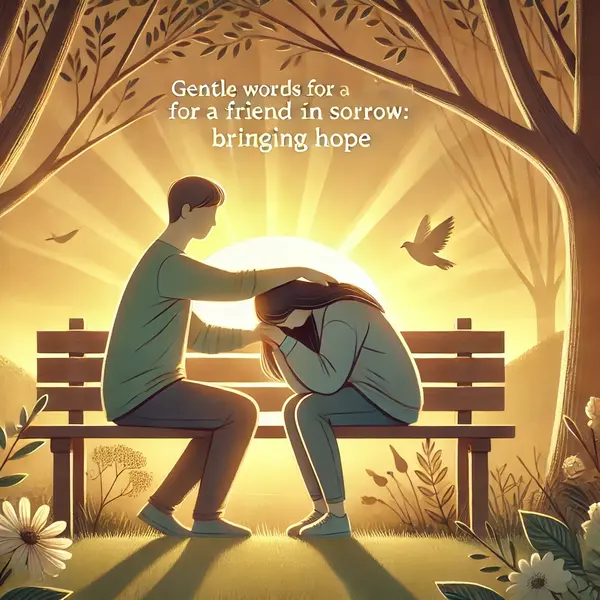 Gentle Words for a Friend in Sorrow: Bringing Hope