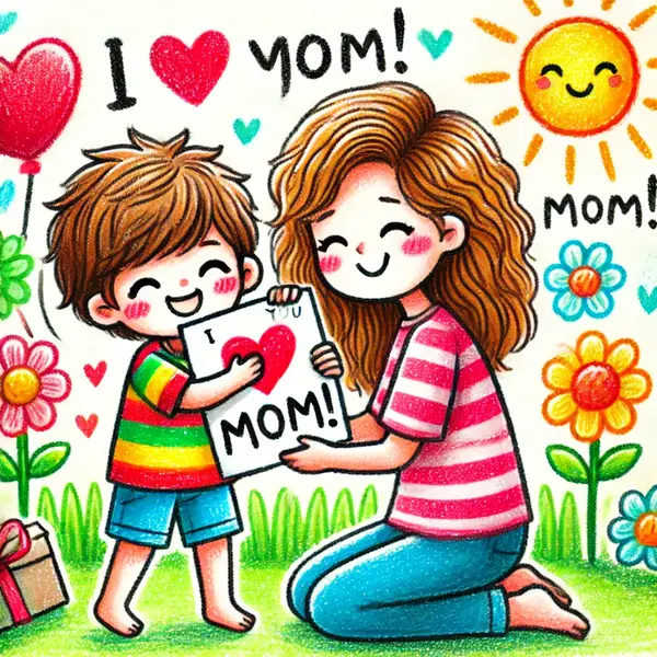 Short Mothers Day Messages from Kids