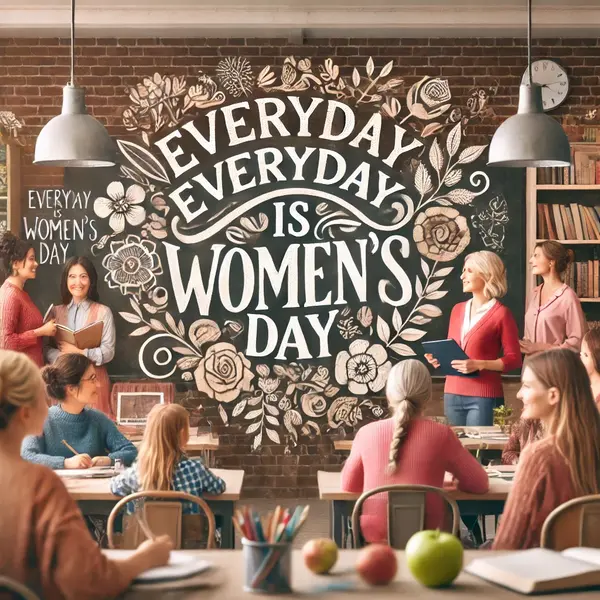 Everyday is Womens Day Quotes for Teachers