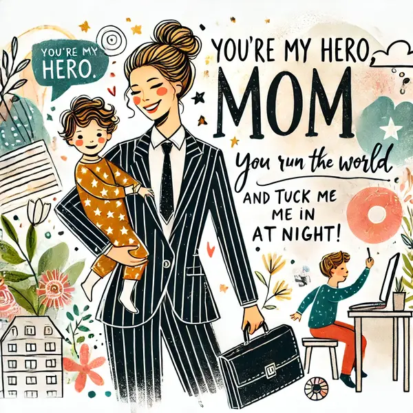 Business Woman As Mother Day Quotes From Kids