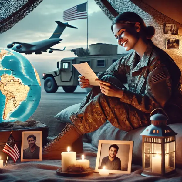 Long Distance Military Love Messages for Deployment