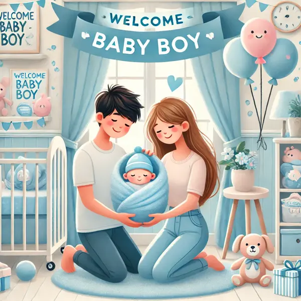 New Parents Wishes for Baby Boy