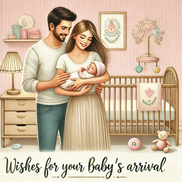 New Parents Wishes for Baby Arrival