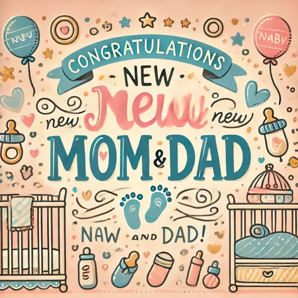 Greetings for New Mom and Dad