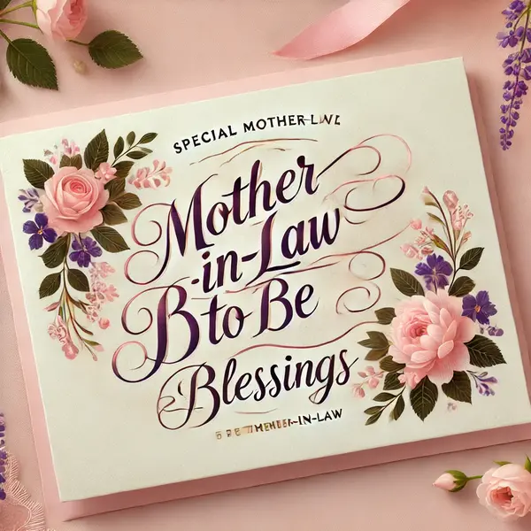 Special Mother in Law to Be Blessings