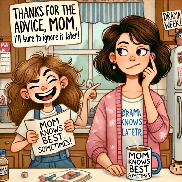 Funny Quotes for Mom from Daughter on Growing Up