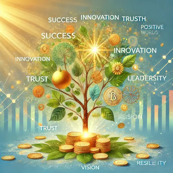 Positive words for flourishing business ventures.