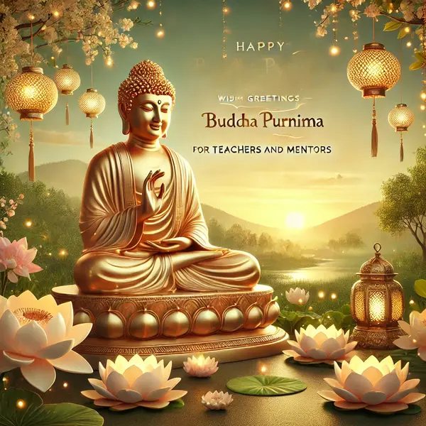 Happy Buddha Purnima Wishes and Greetings for Teachers and Mentors