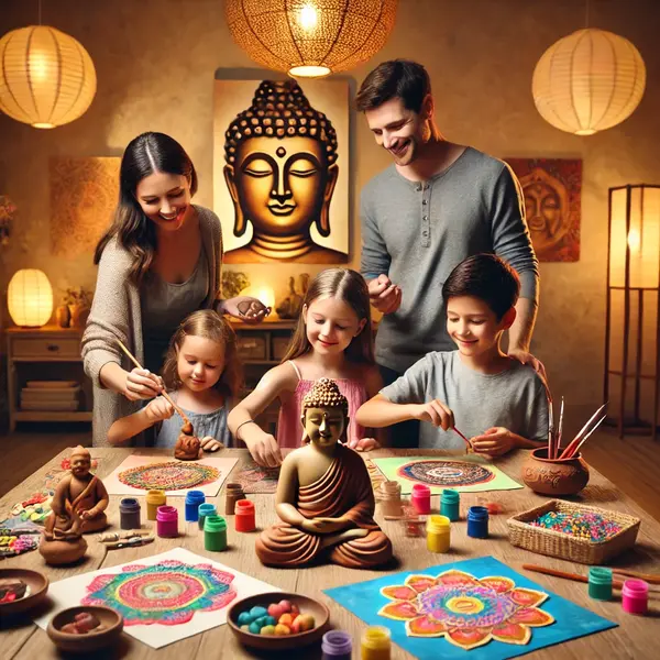 Creative Buddha Crafts with Kids and Family