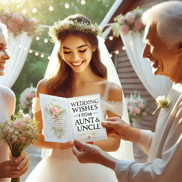 Wedding Wishes for Niece from Aunt or Uncle