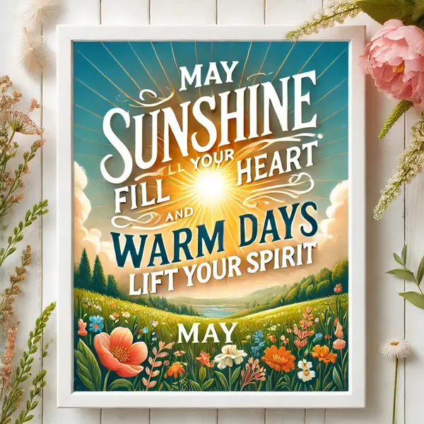 May Quotes for Instagram About Sunshine and Warm Days