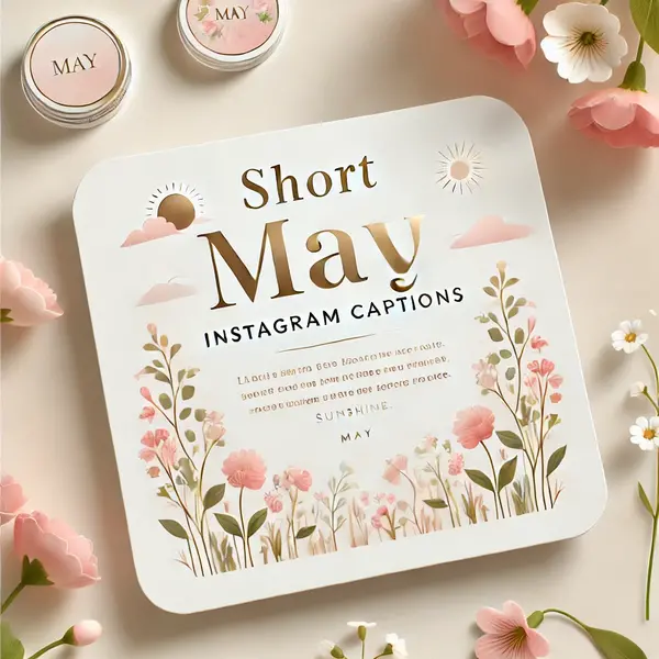 Short May Instagram Captions