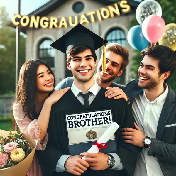 College Graduation Wishes for Brother