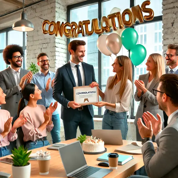 Top Congratulations Messages For Workplace Achievement