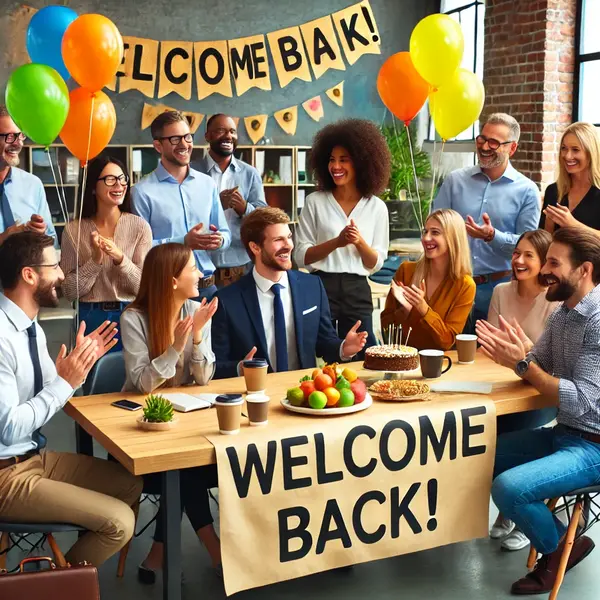 Welcome Back to Work Messages for Colleagues