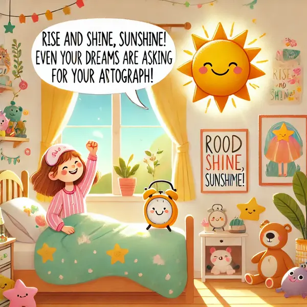 Funny and Cheerful Good Morning Messages for Daughter