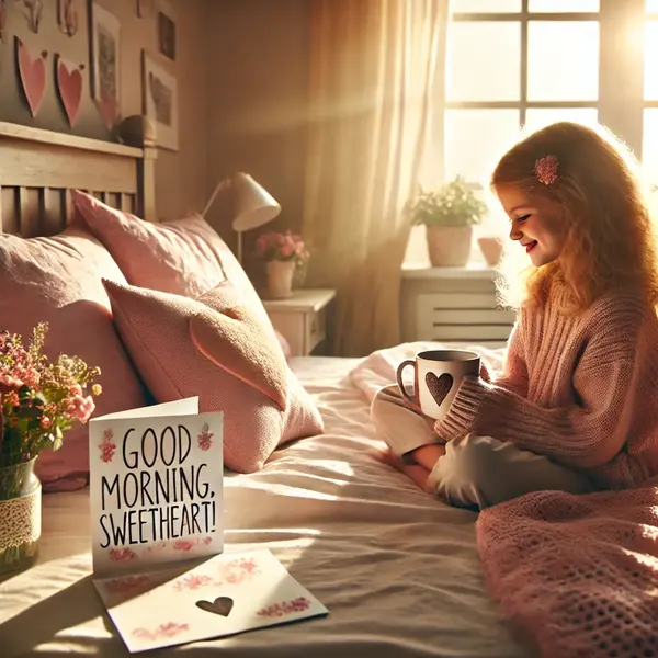 Sweet and Short Good Morning Wishes for Daughter