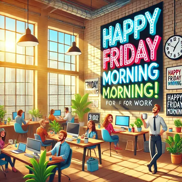 Happy Friday Morning Sayings for Work