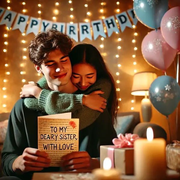 Emotional birthday messages for sister from brother/sister