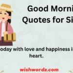 Good Morning Quotes for Sister