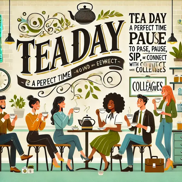 Tea Day Quotes for Work Colleagues