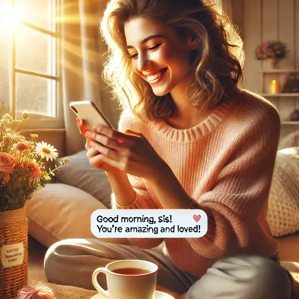 Positive Morning Messages for Sister