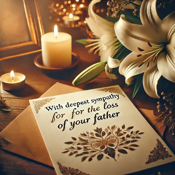 Sympathy Notes for the Death of Your Father