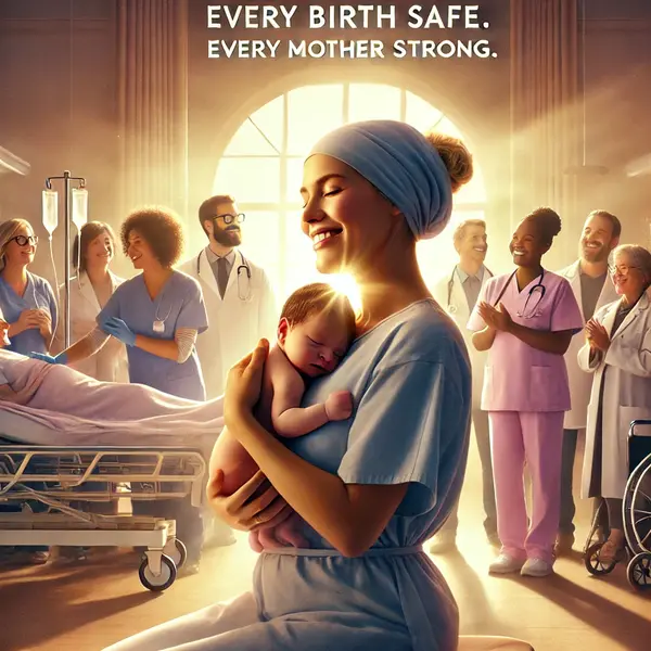 Inspirational messages for ending childbirth injuries