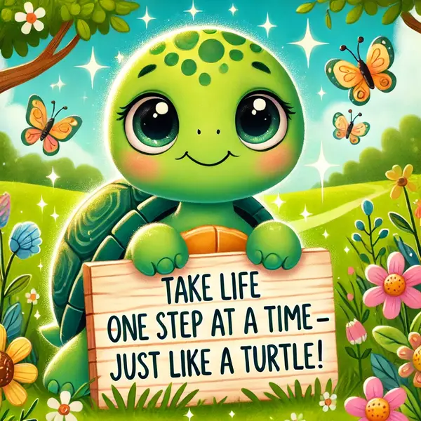 Cute and Heartwarming Turtle Quotes for Children