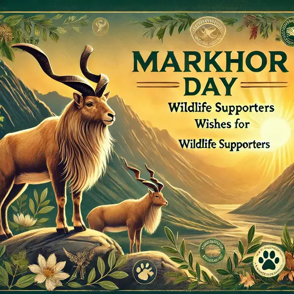 Markhor Day Wishes for Wildlife Supporters