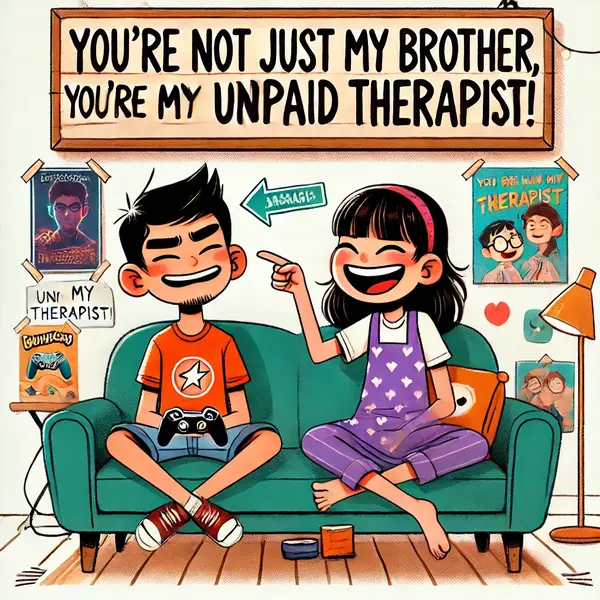 Funny Quotes for Brother from Sister on Friendship