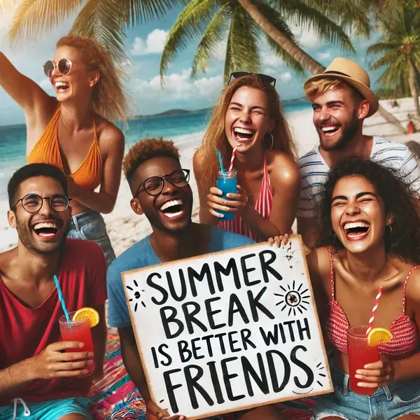 Loving Quotes for Summer Break with Friends