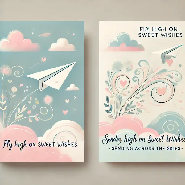 Sweet Paper Plane Quotes for Greeting Cards