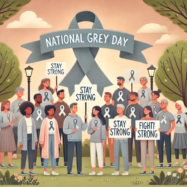 National Gray Day Wishes for Fighters
