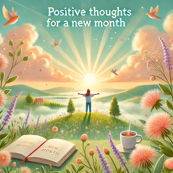 Positive Thoughts for a New Month