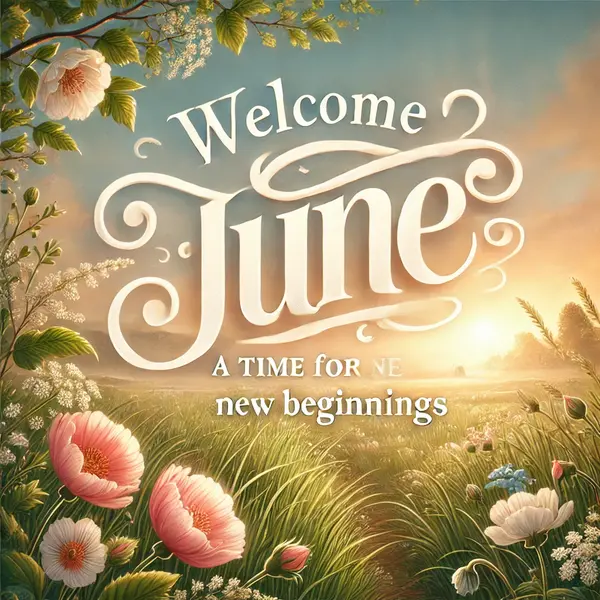 Welcome June Quotes for New Beginnings
