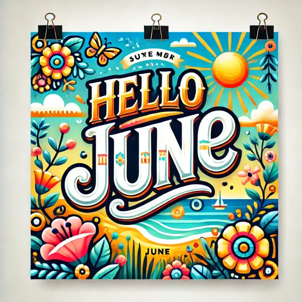 Hello June Sayings For Social Media