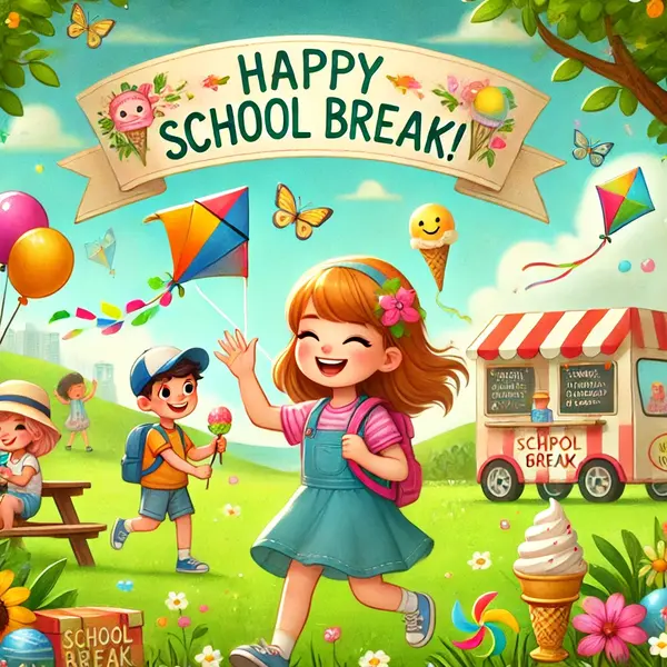 Light-Hearted June Wishes for School Break