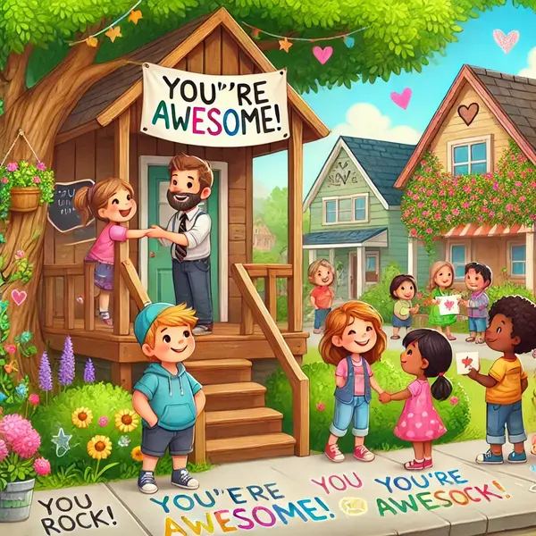 Cute Messages for Kid-Friendly Neighbors
